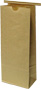 1 lb. Natural Brown Kraft Tin Tie Bags with Polypropylene Liner