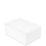 10 x 7 x 4" Matte White Cupcake Bakery Boxes